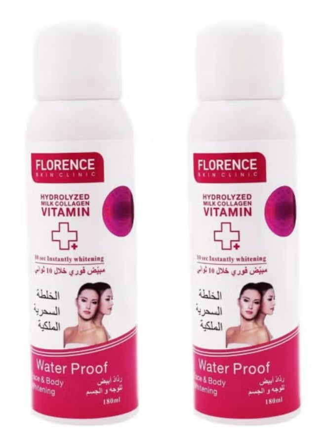 Face And Body Whitening Spray 180 ML 2 PCS